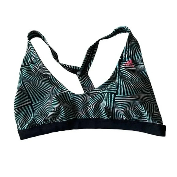 adidas Black Vortex V-Back Bikini Top Size M‎ - Picture 4 of 6